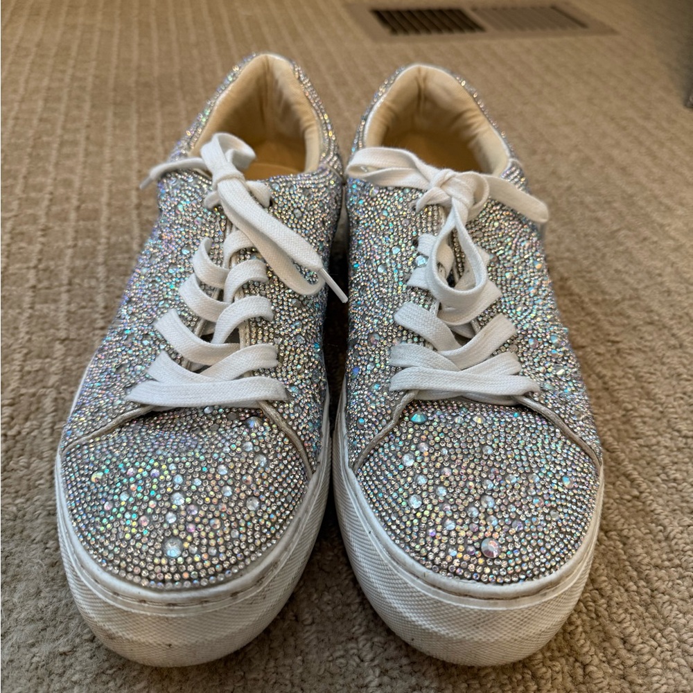 Sparkling Rhinestone Sneakers